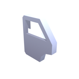 Debris Door Window